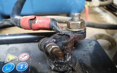 Borne de batería defectuoso